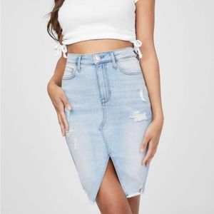GUESS denim pencil skirt